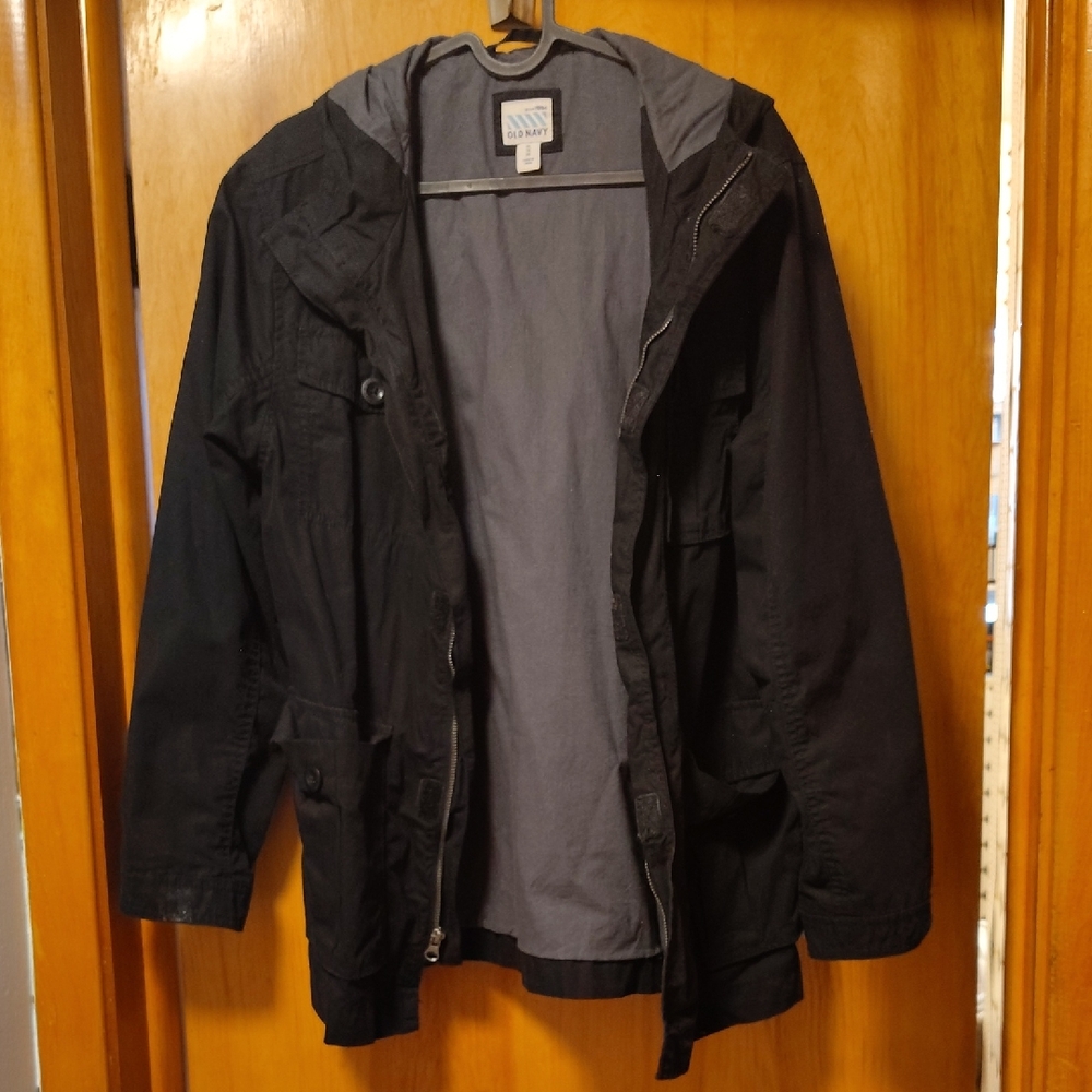 Old Navy Kids Black Light Field Jacket XL